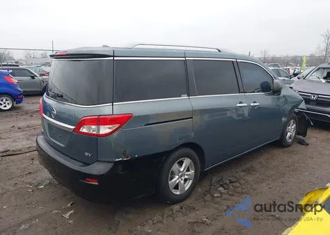 2012 Nissan Quest Sv z USA, uszkodzony, nr VIN JN8AE2KPXC9051828